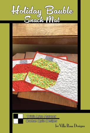 Holiday Bauble Snack Mat Pattern