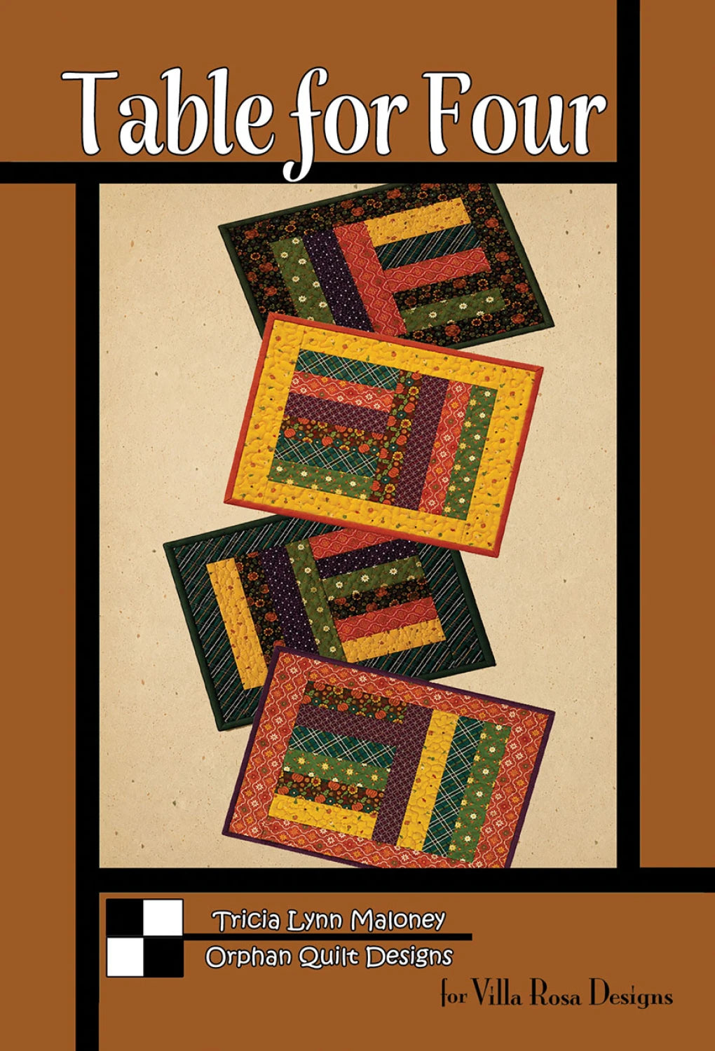 Table for Four Quilt Pattern - Villa Rosa Designs