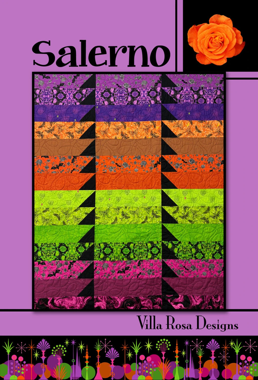 Salerno Quilt Pattern - Villa Rosa Designs