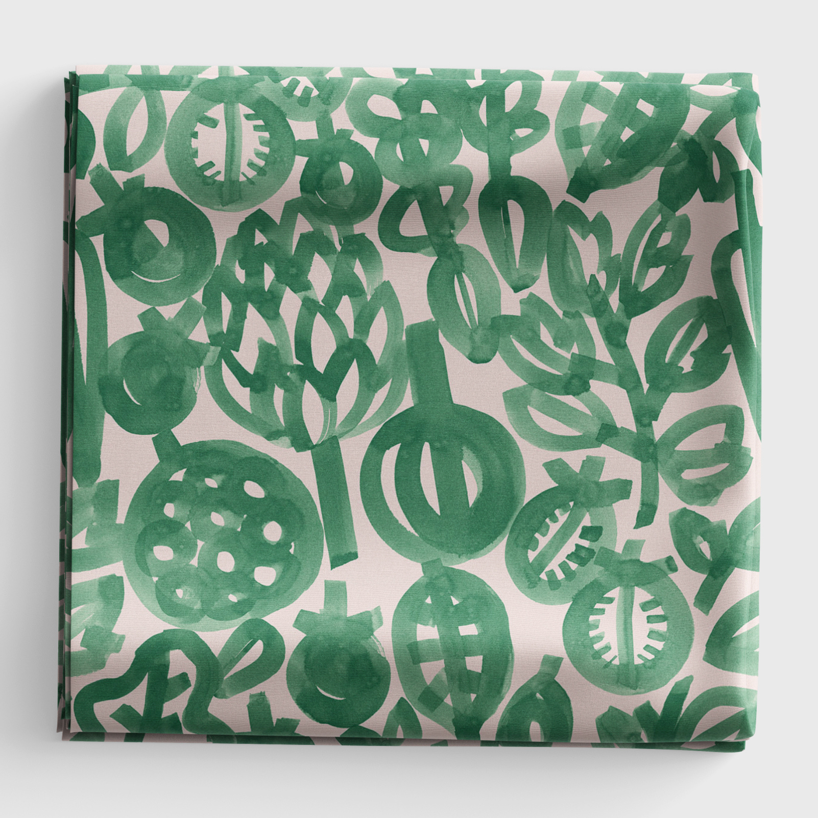 Vegetable Patch - Pomegranate - Green - BG090