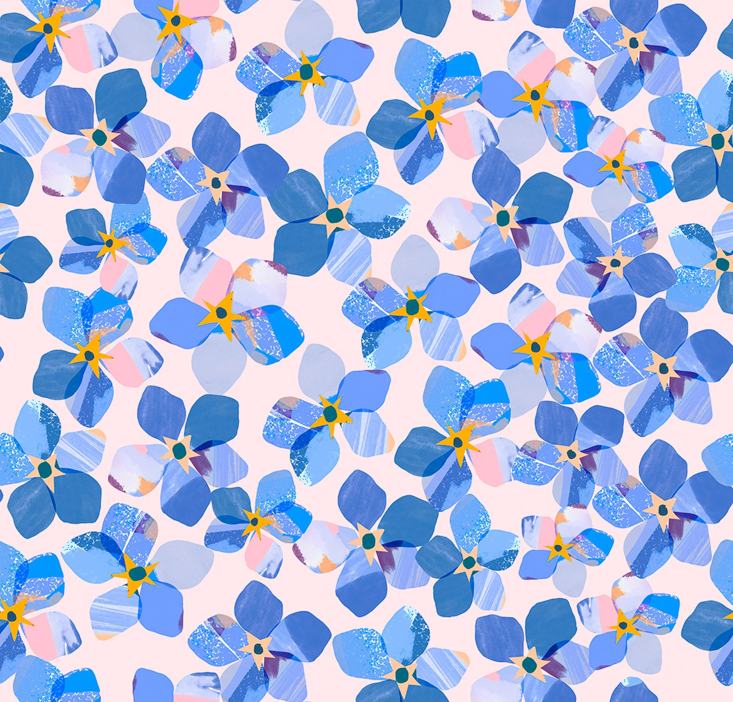 Flower Market - Hydrangea - Blue - WB073