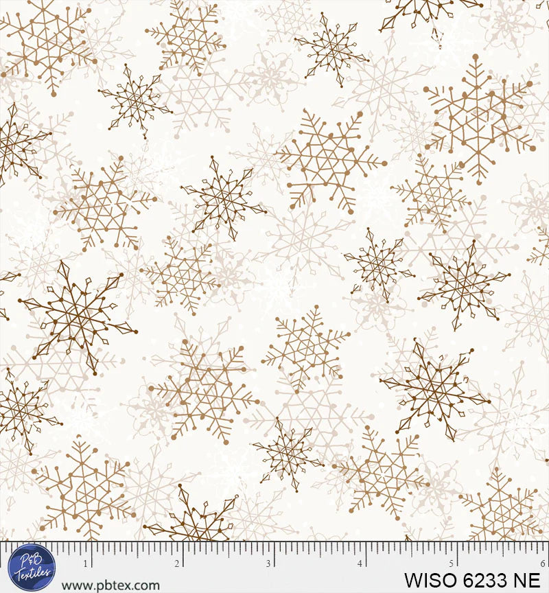 Winter Song - Layered Snowflakes - White/Silver - WISO06233NE