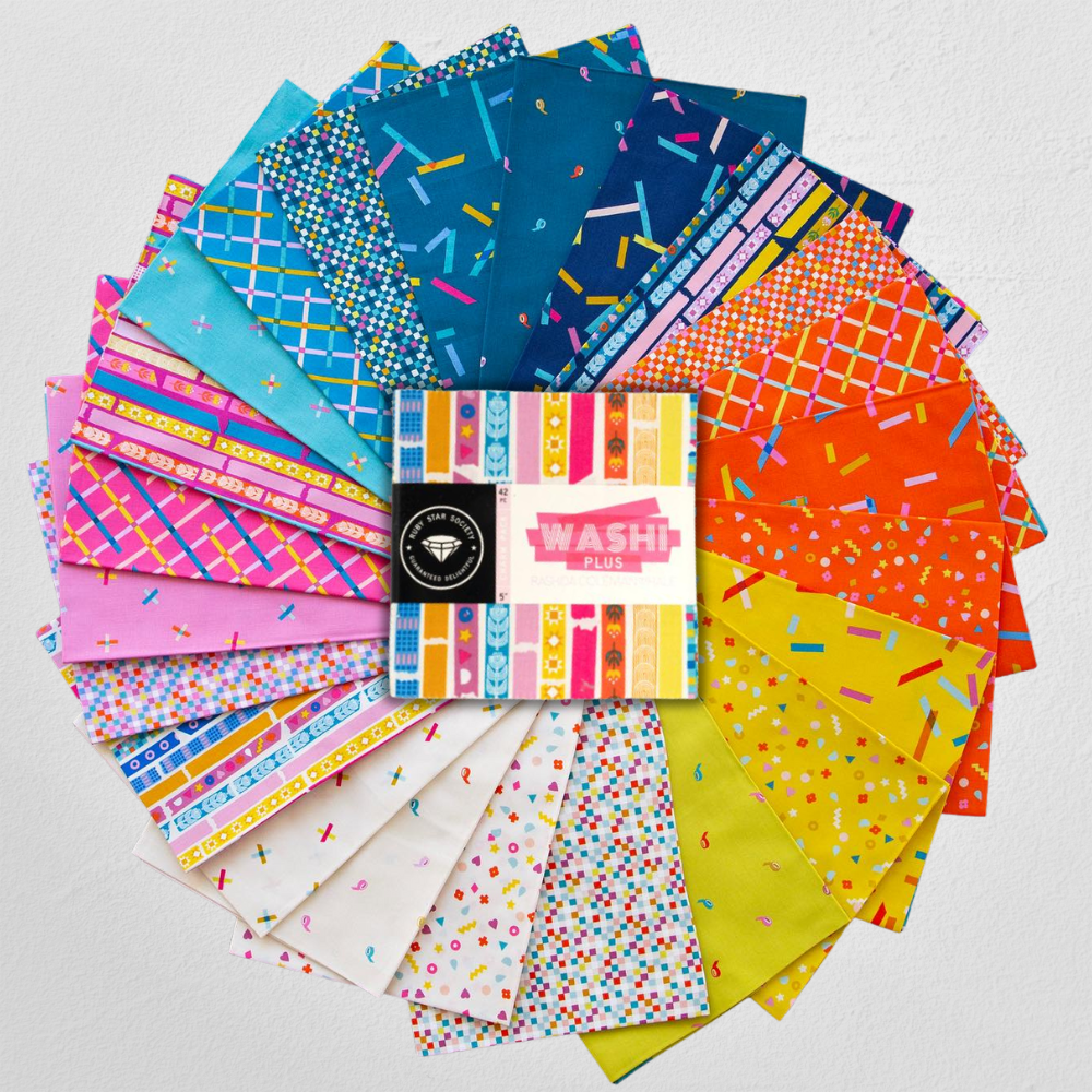 Washi Plus - Ruby Star - 5" Charm