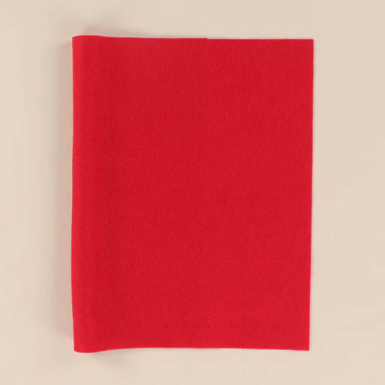 Cherry Red Embroidery Felt - Kimberbell