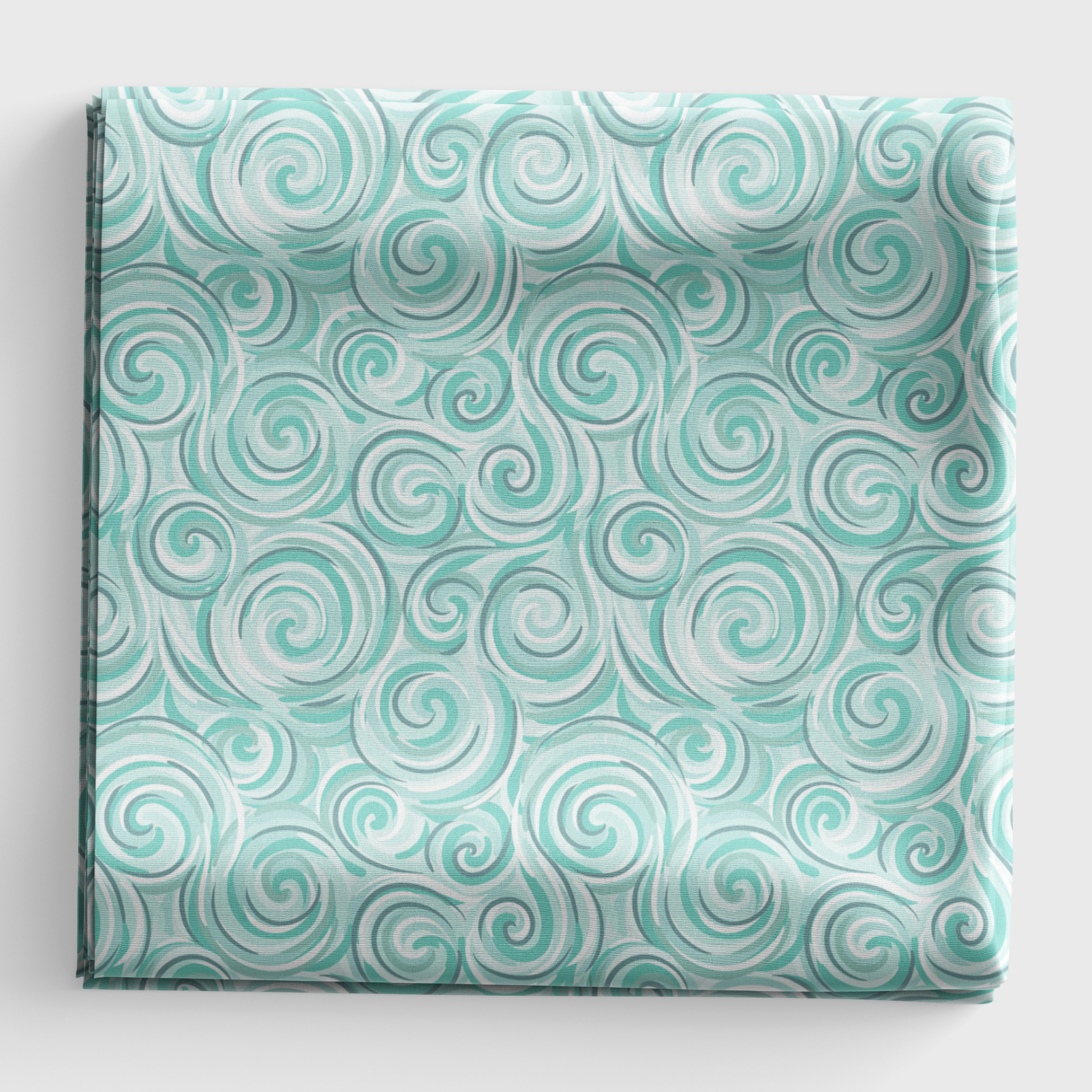 Where The Sky Dances - Northern Lights Swirl - Icy Blue - L67B