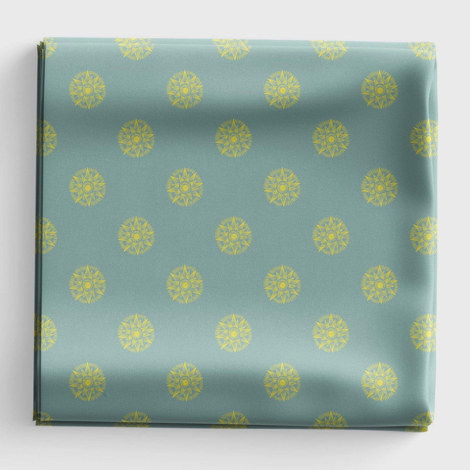 Winter Solstice - Small Solstice Shining Star (with gold metallic) - Verdigris - L59A