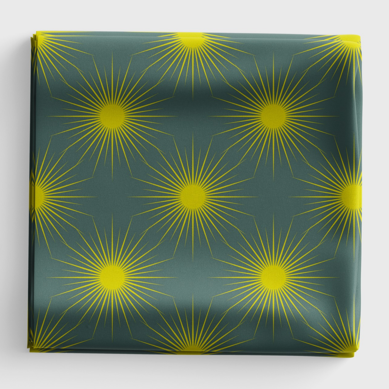 Winter Solstice - Solstice Sun - Teal (with gold metallic) - L58B