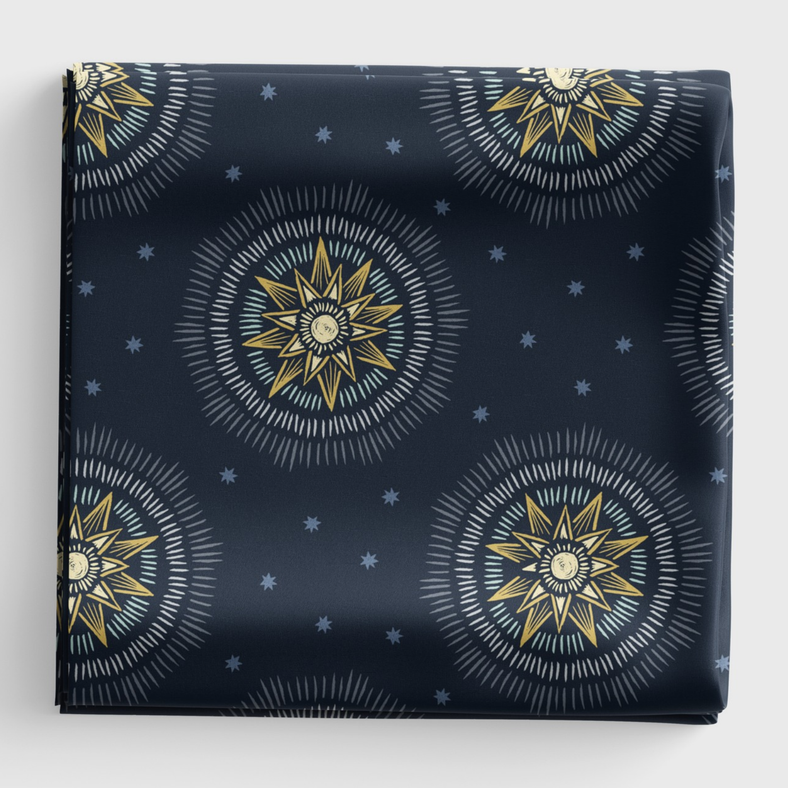 Winter Solstice - Sun Star (with gold metallic) - Midnight Blue - L60C