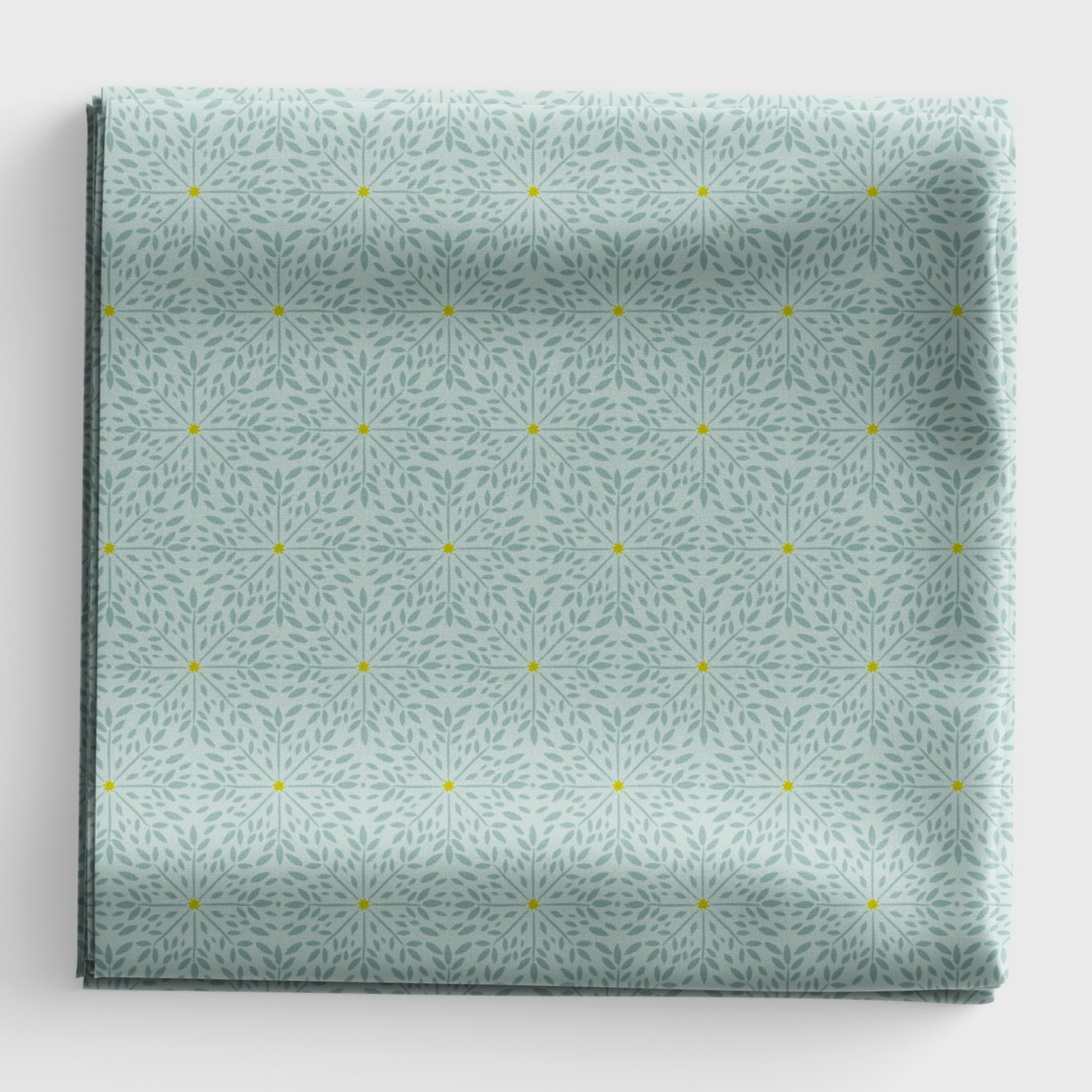 Winter Solstice - Winter Star - Verdigris (with gold metallic) - L57B