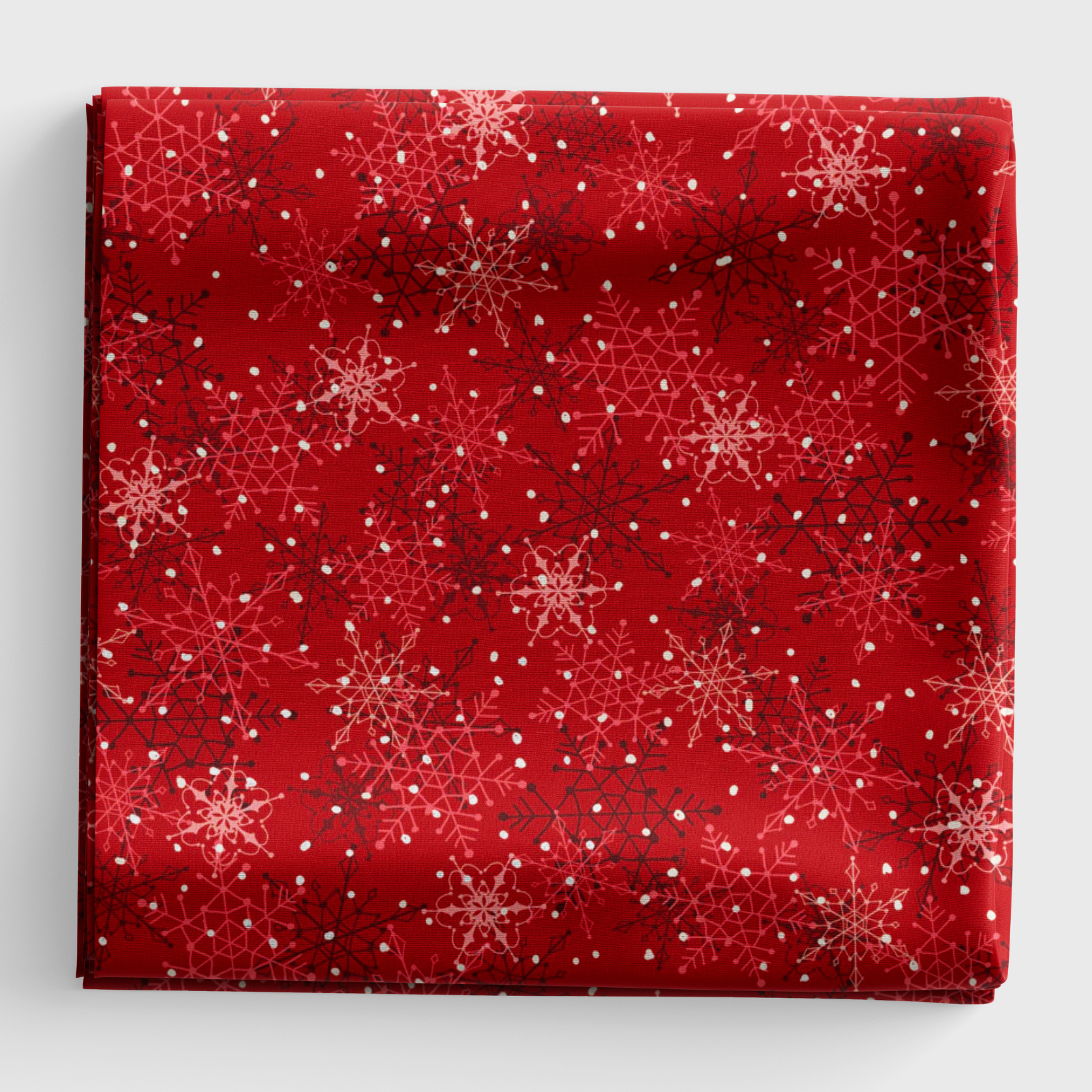 Winter Song - Layered Snowflakes - Red/Red - WISO06233R