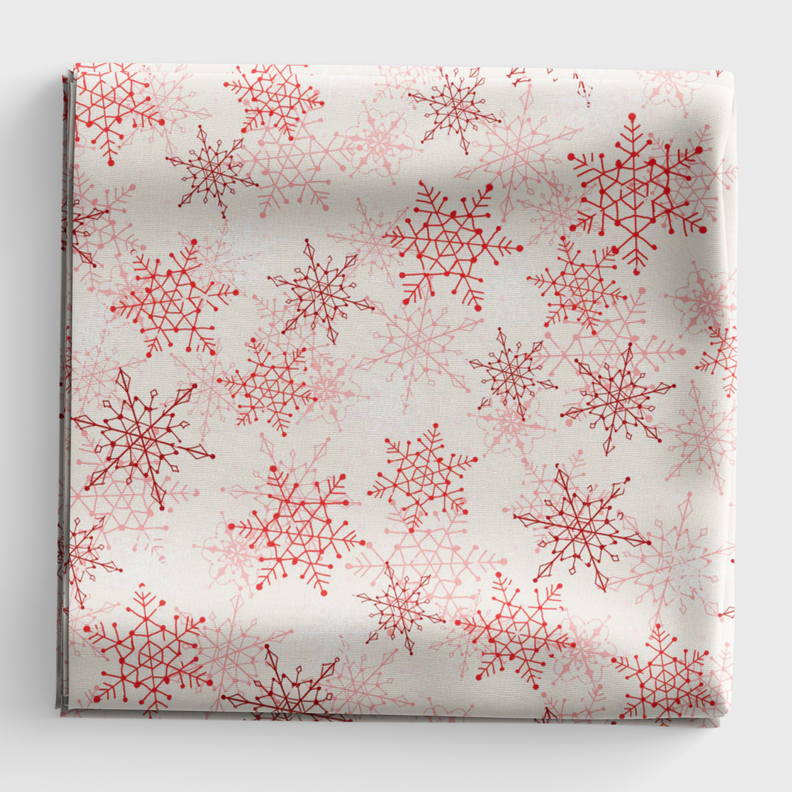 Winter Song - Layered Snowflakes - White/Red - WISO06233ER