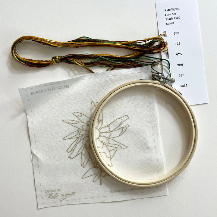Kate Wyatt Embroidery Kit - Black Eyed Susan