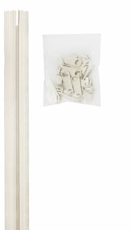 4 yards of 16mm #4.5 zipper chain and 16 Extra-Large Pulls