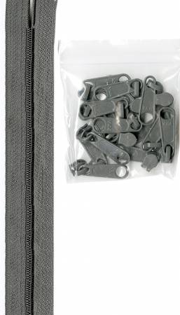 4 yards of 16mm #4.5 zipper chain and 16 Extra-Large Pulls