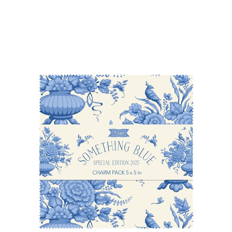 Tilda - Something Blue - 5" squares - 40pc