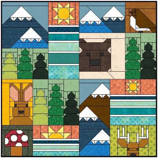 Outdoors from Elizabeth Hartman | Block of the Month