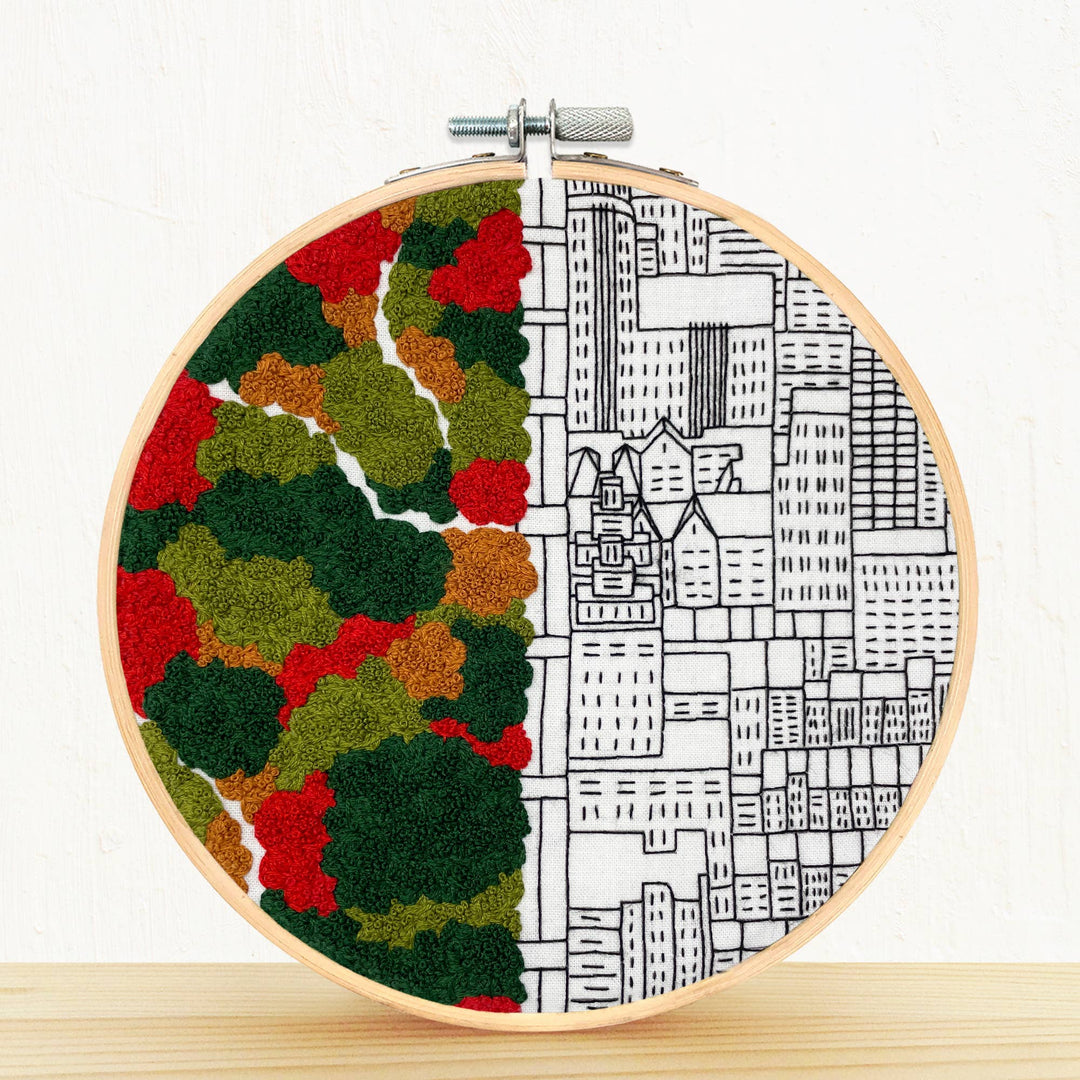 NEW! Autumn in New York - embroidery kit