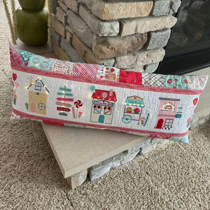 Sweetheart Street Bench Pillow Fabric Kit - Kimberbell