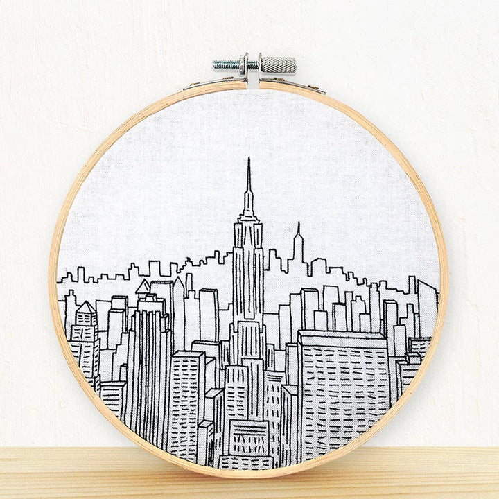 Top of The Rock, NYC - embroidery kit