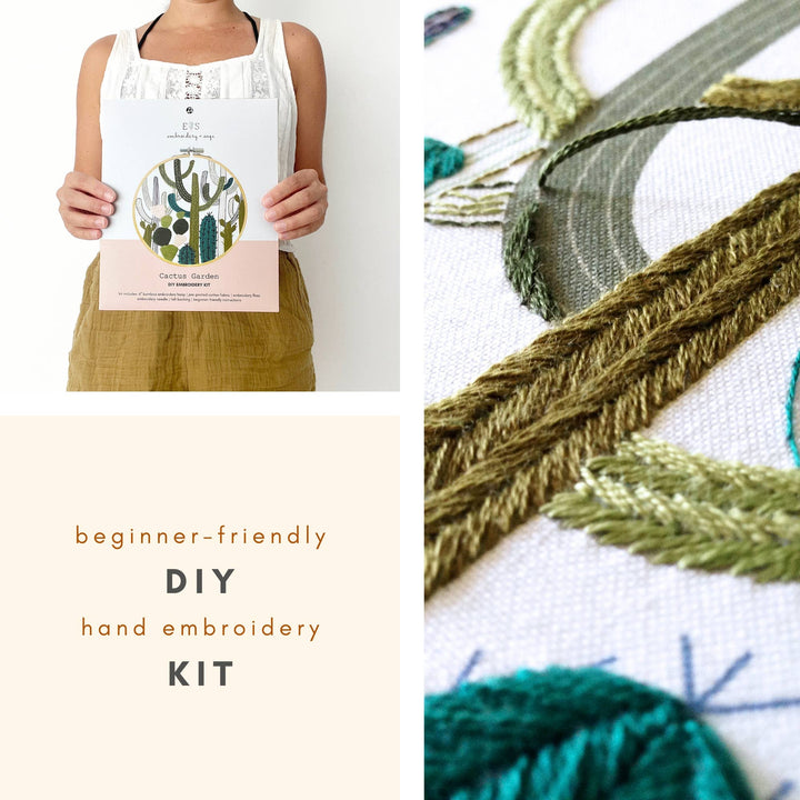 Cactus Garden - embroidery kit