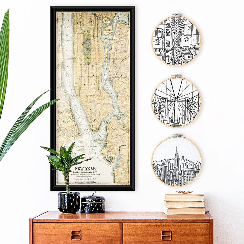 Brooklyn Bridge - embroidery kit