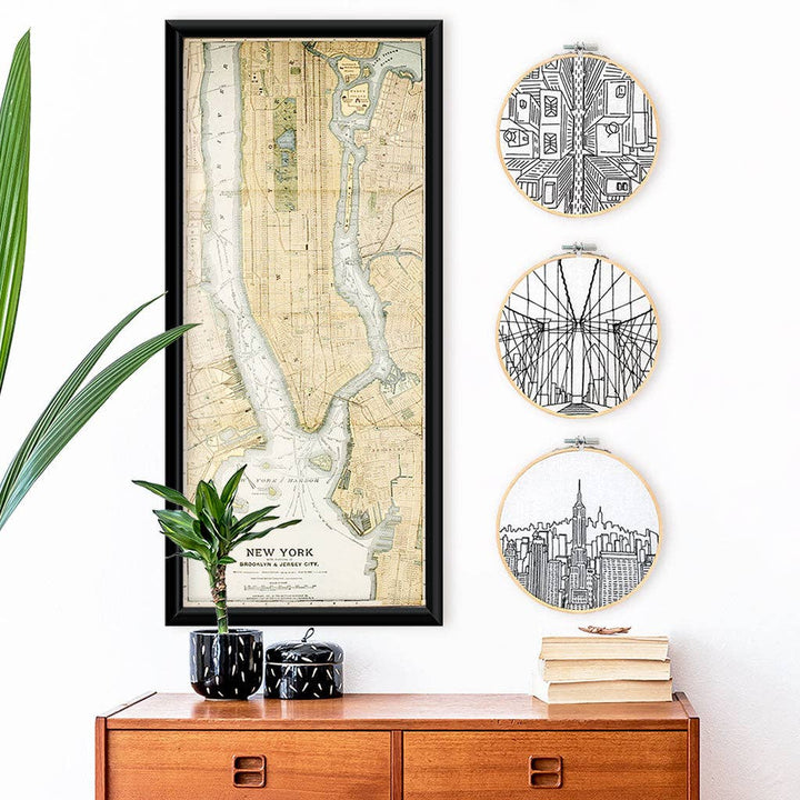 Brooklyn Bridge - embroidery kit