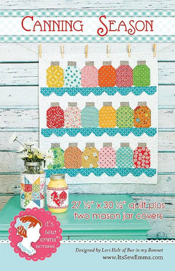 Canning Season Wall Hanging Quilt Pattern - Lori Holt
