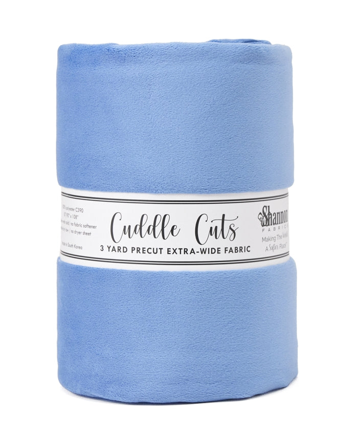 Shannon Fabrics - 3-Yard Cut 110in Cuddle Bluebell