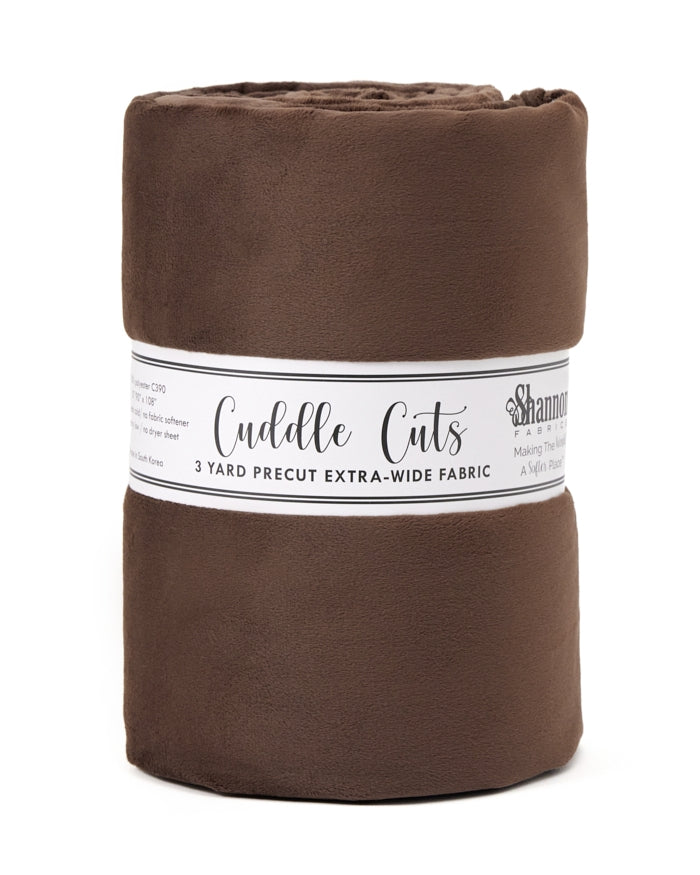 Shannon Fabrics - 3-Yard Cut 110in Cuddle Brown