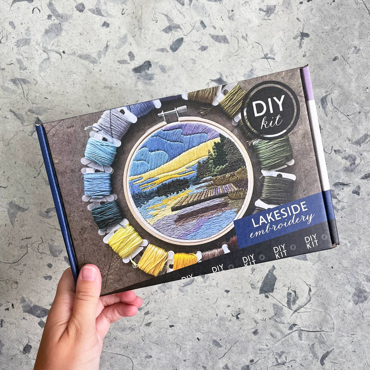 DIY Embroidery Kit - Lakeside (5")