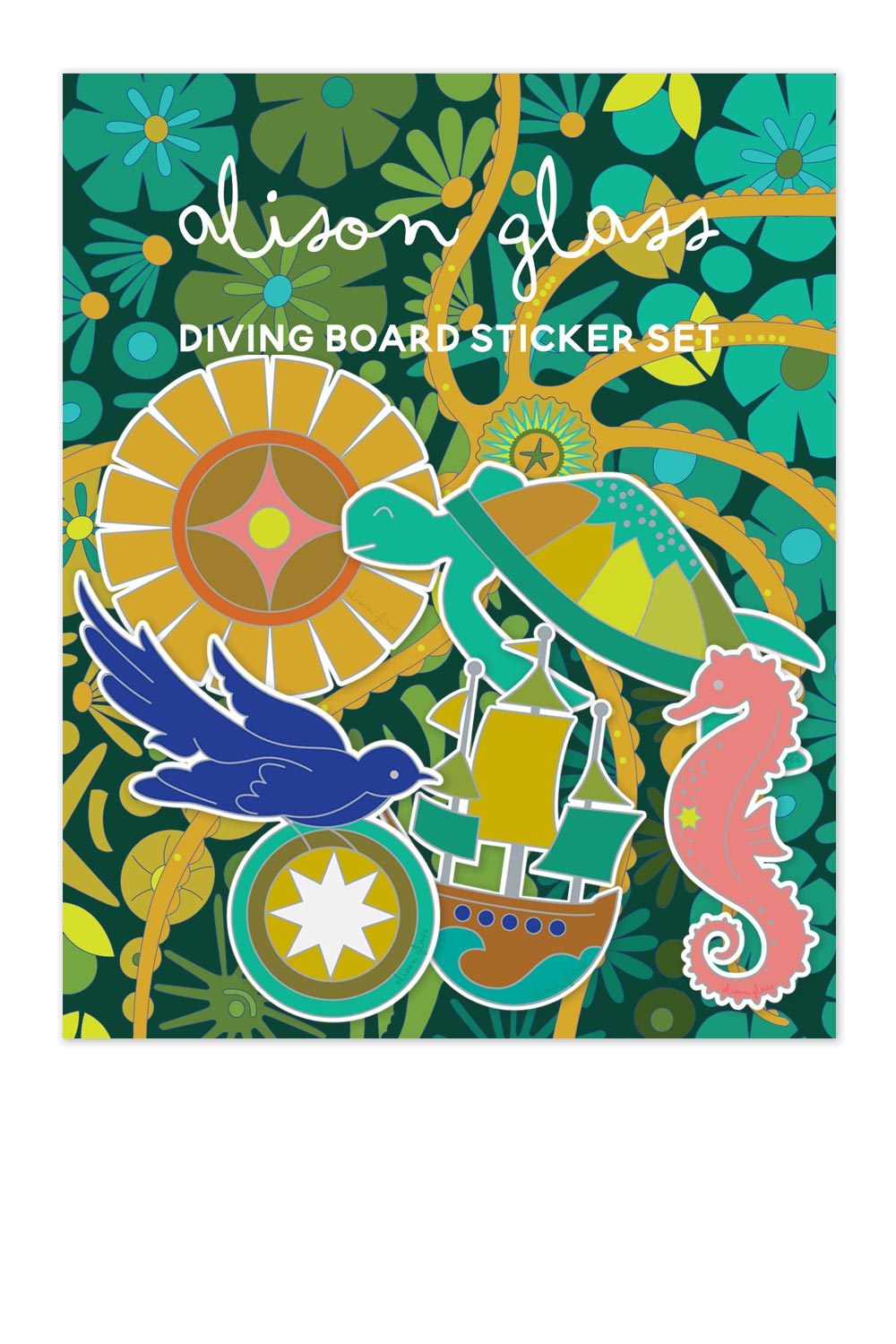 Diving Board Sticker Set - Alison Glass – Calliope Quilts