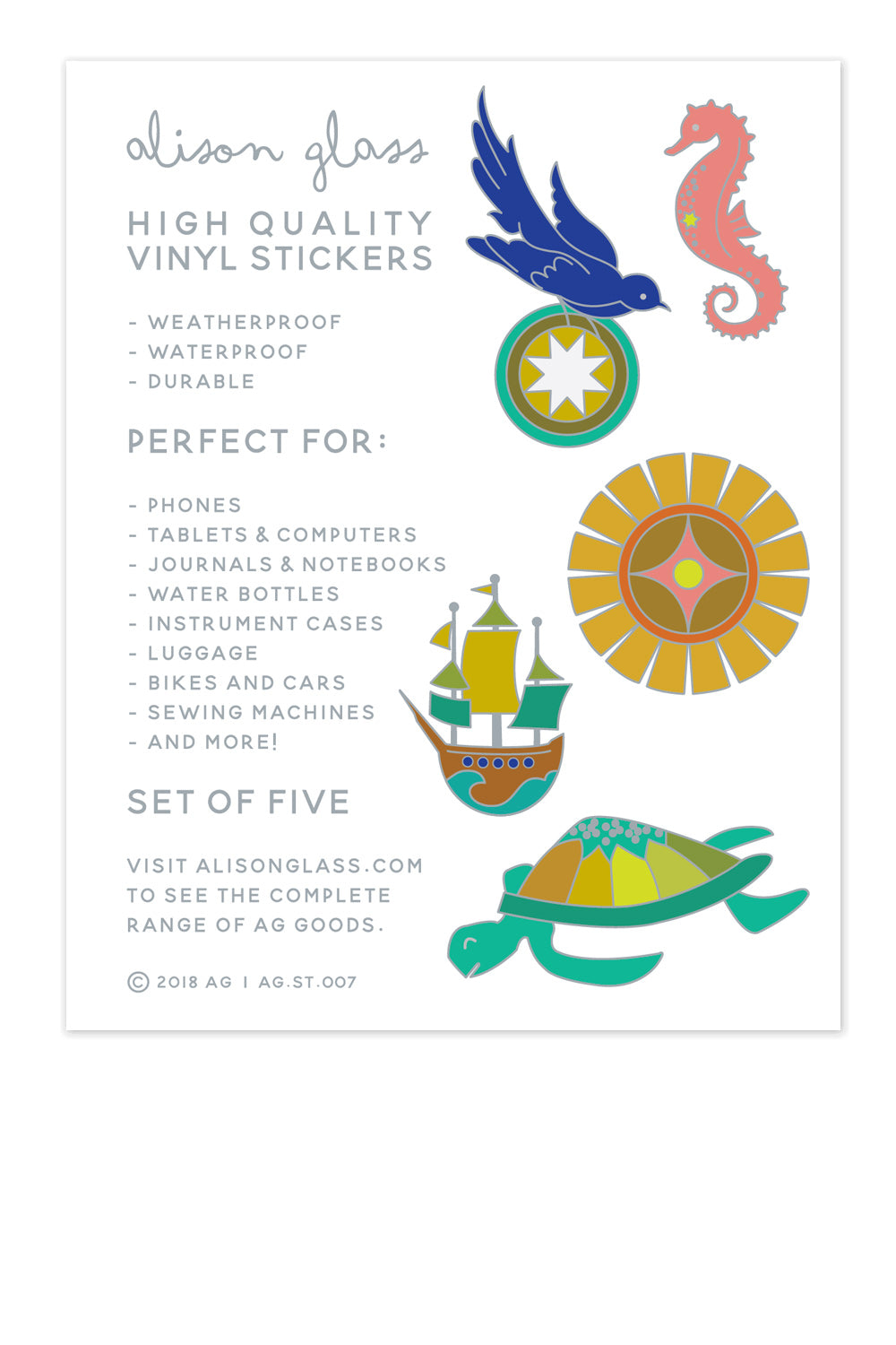 Diving Board Sticker Set - Alison Glass