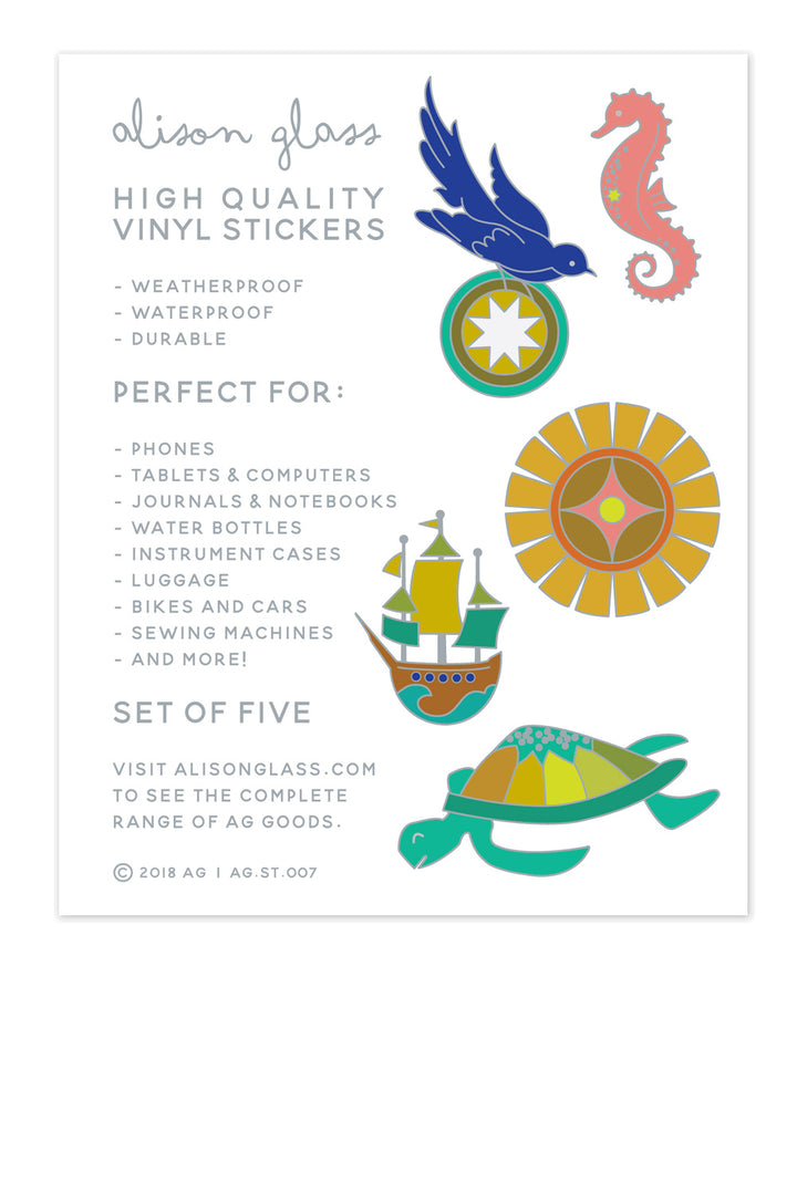 Diving Board Sticker Set - Alison Glass