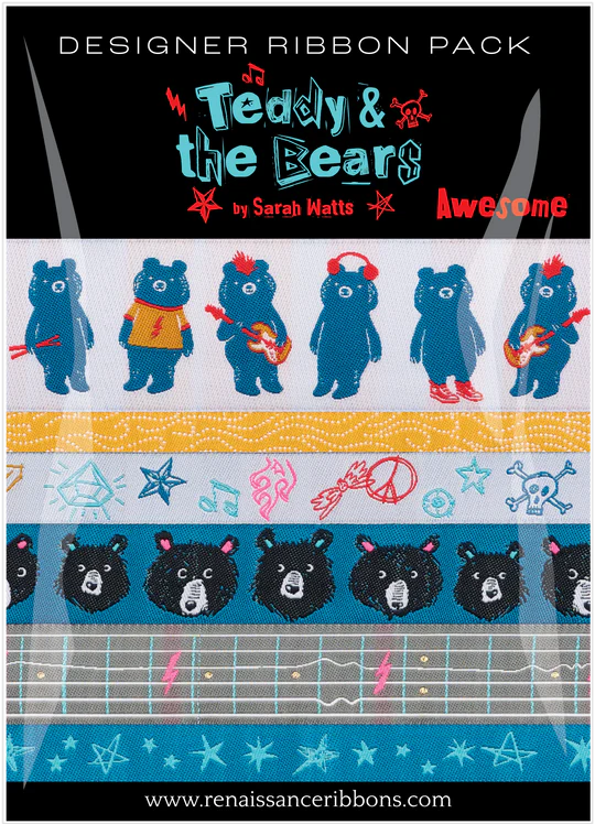 Teddy & the Bears Designer Ribbon Pack