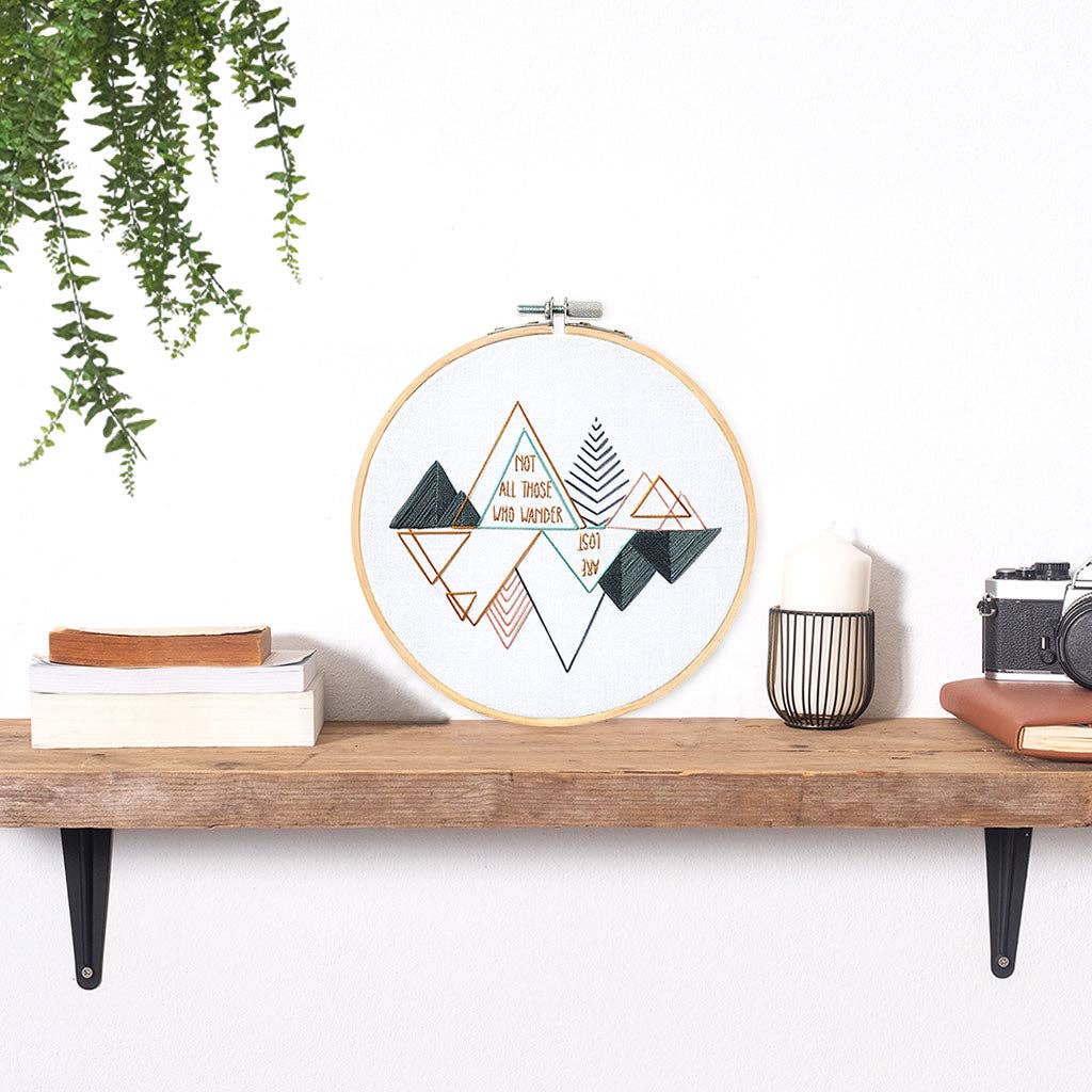 Wanderlust - embroidery kit