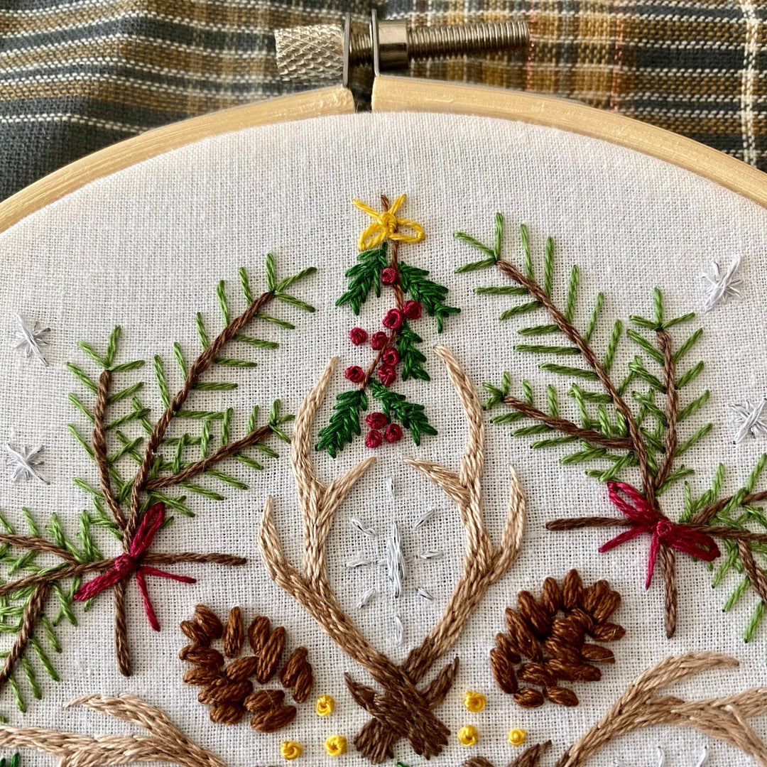 Woodland Mandala Sampler Craft DIY Embroidery Kit