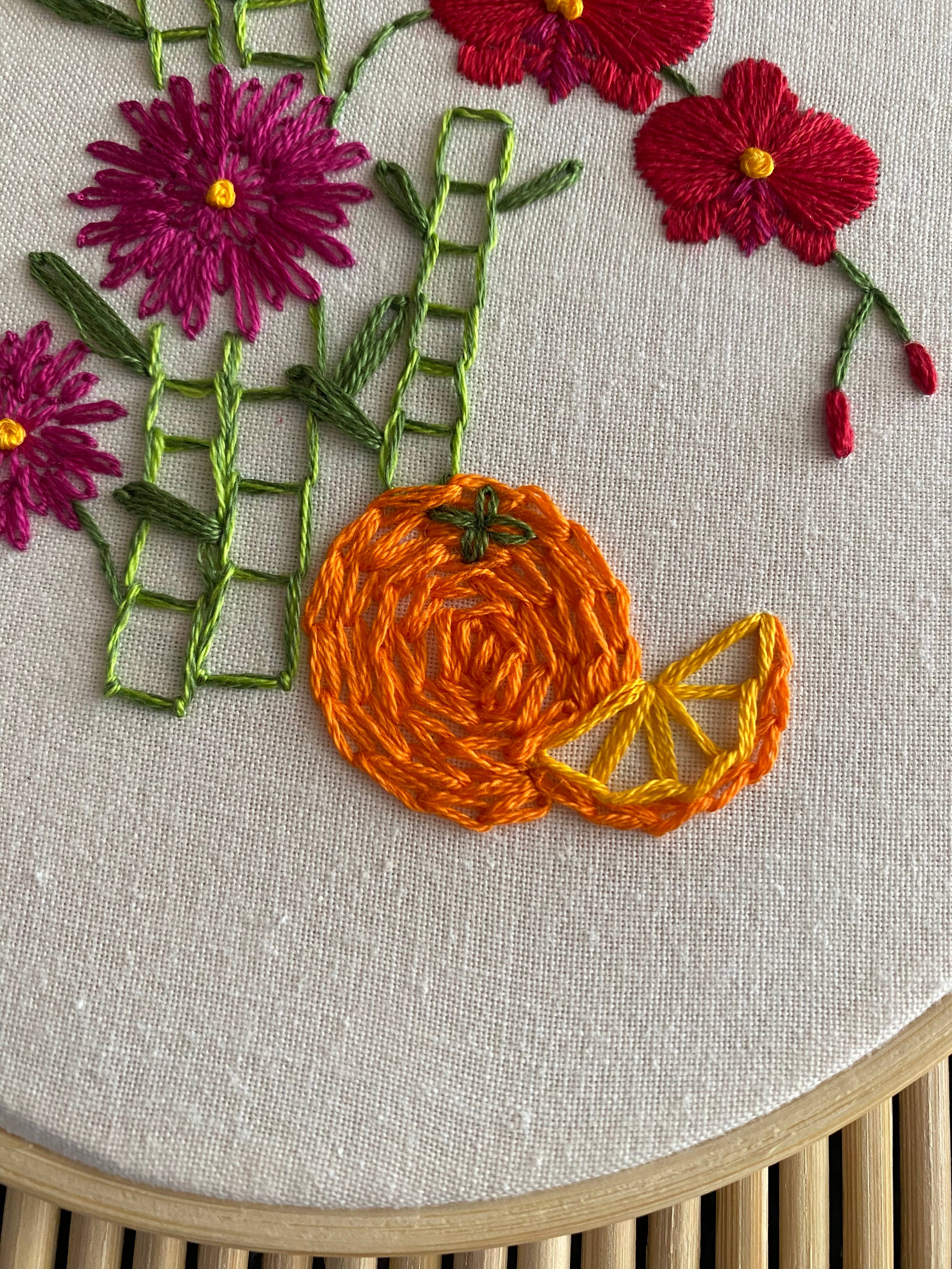 Lucky Bouquet Lunar New Year Craft DIY Embroidery Kit