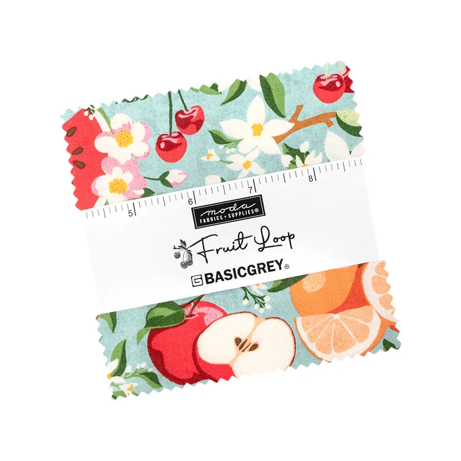Fruit Loop - Basic Grey - 5" Charm Pack