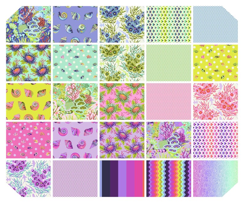 Floral Reef - 25pc FQB - Tula Pink