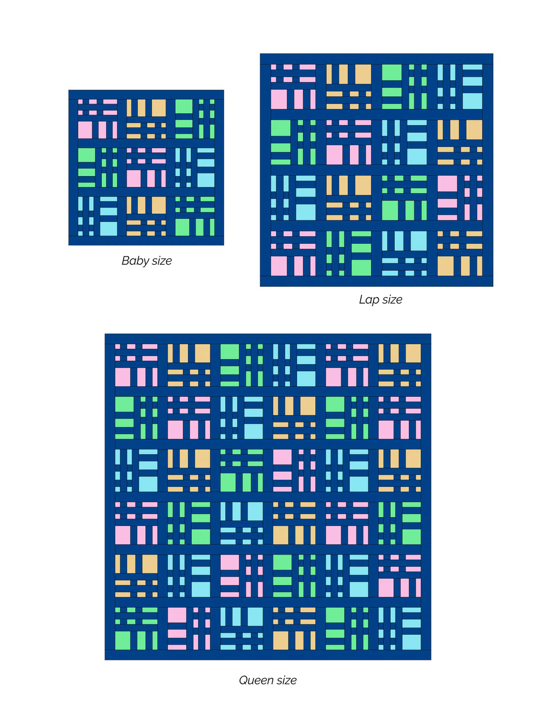 Cake Slices Quilt Pattern - Meadow Mist Designs