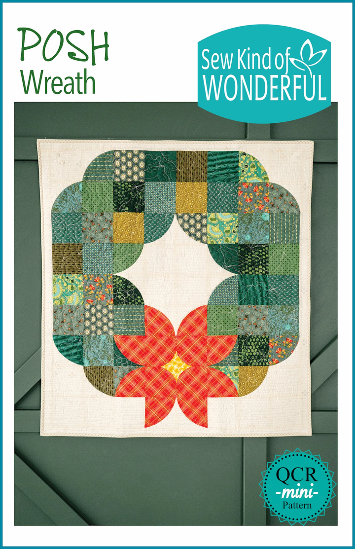 Posh Wreath Quilt Pattern