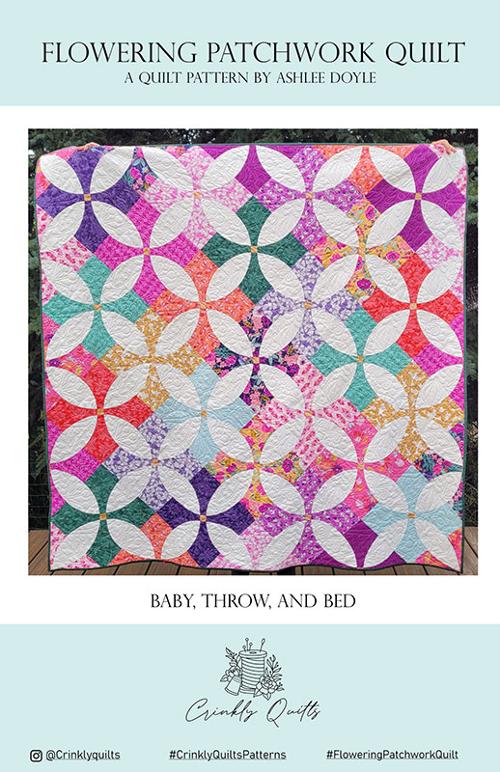 Flowering Patchwork Quilt Pattern