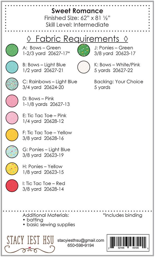 Sweet Romance Quilt Pattern