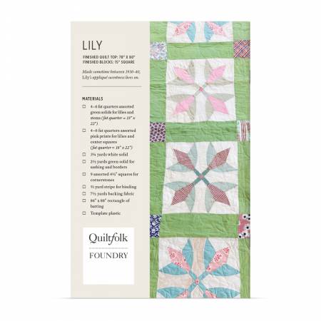 Lily Quilt Pattern