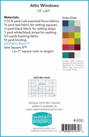 Attic Windows Quilt Pattern