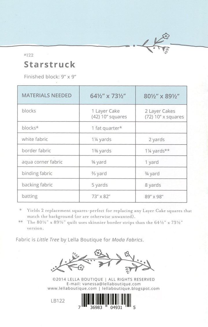 Starstruck Quilt Pattern