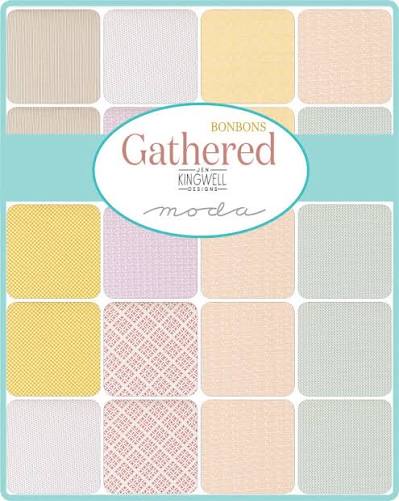 Gathered Bonbons - Jen Kingwell - 5" Charms - 42pc