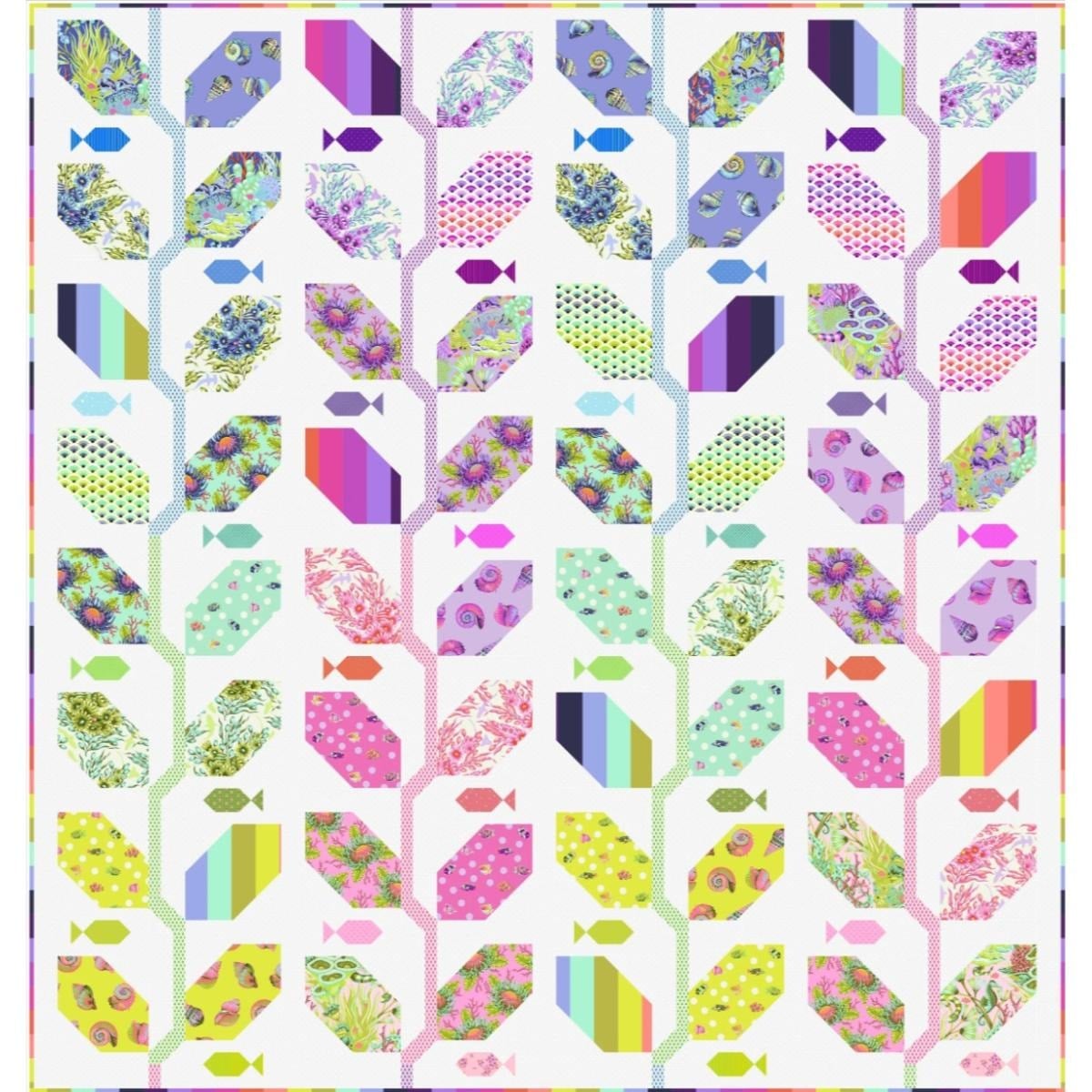 Floral Reef - Marine Meadow Quilt Kit - Tula Pink