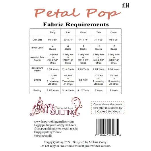 Petal Pop Quilt Pattern
