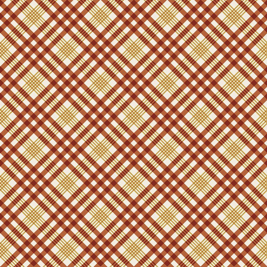 Honeycrisp - Cozy Plaid - Ivory/Ruby - 55195-10